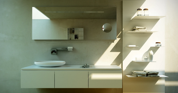RUBY - Countertop oval Solid Surface washbasin by MOMA Design - view 3